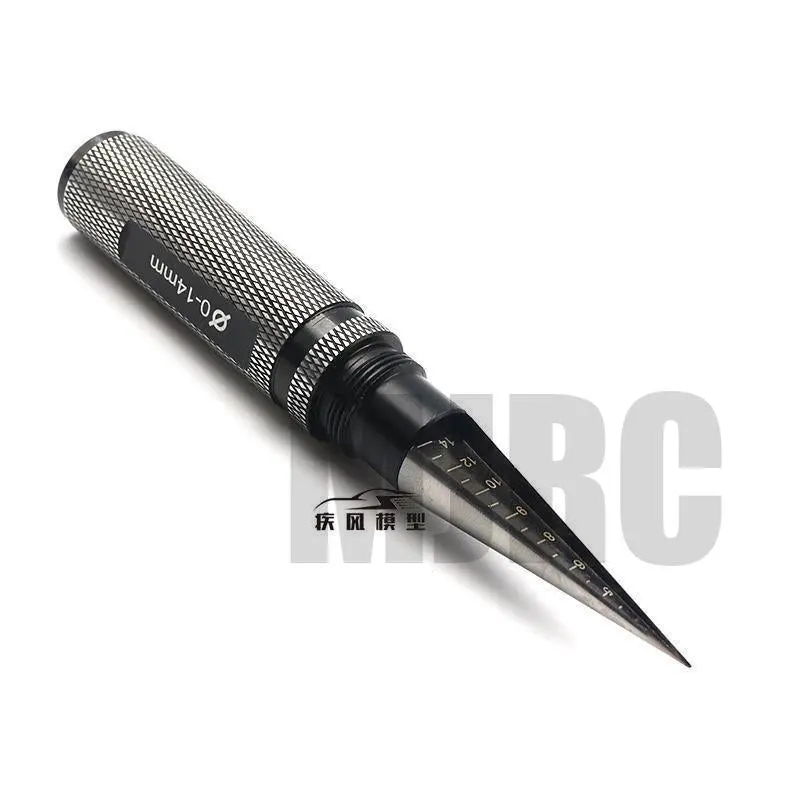 0-14Mm Scale Reaming Reamer Punching Reamer Tool Reaming Hole Steel Hole Rc Fitting Rc Car Shell High Steel Titanium Plating 1