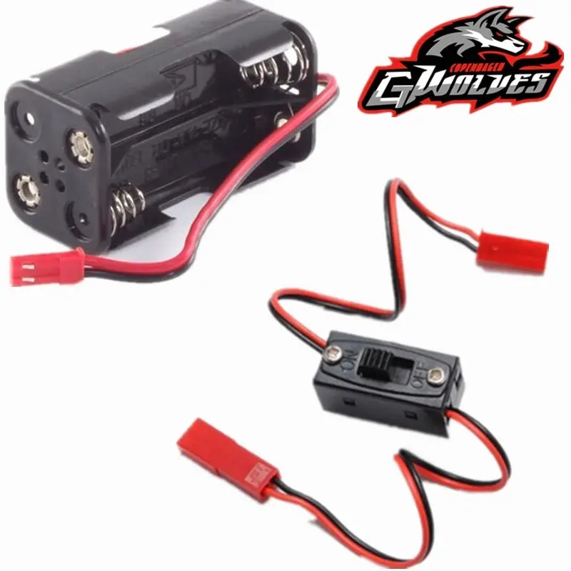 1/10 1/8 Rc On/Off Switch Jst Connector 6V Receiver Box Rc Light Nitro Power Box Battery Box Rc Fs Jlb Hsp Car Airplanes Boat 1