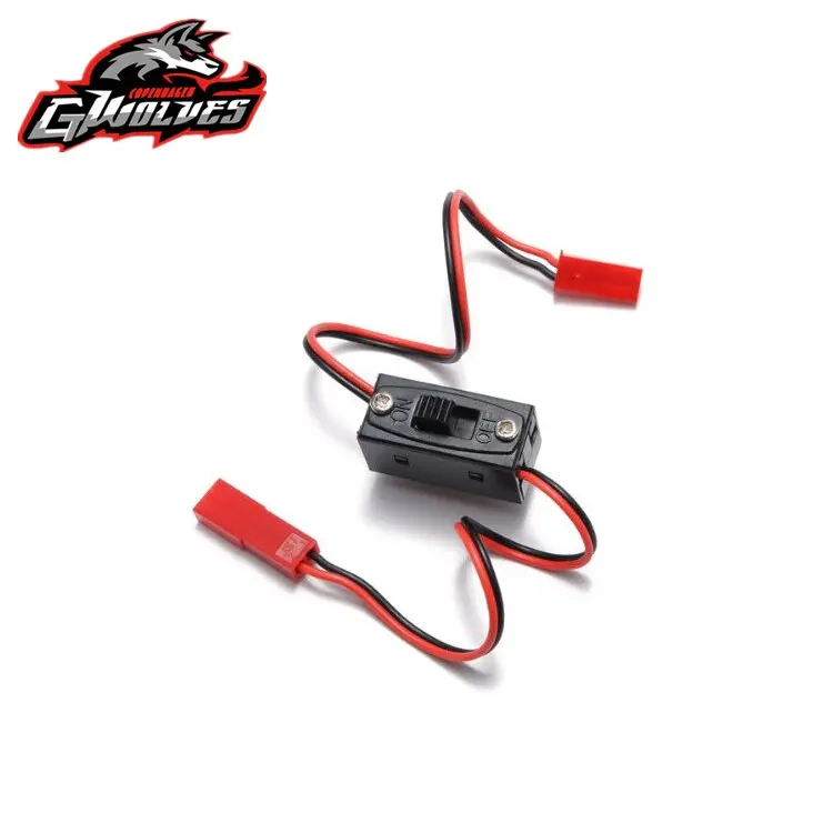 1/10 1/8 Rc On/Off Switch Jst Connector 6V Receiver Box Rc Light Nitro Power Box Battery Box Rc Fs Jlb Hsp Car Airplanes Boat 2