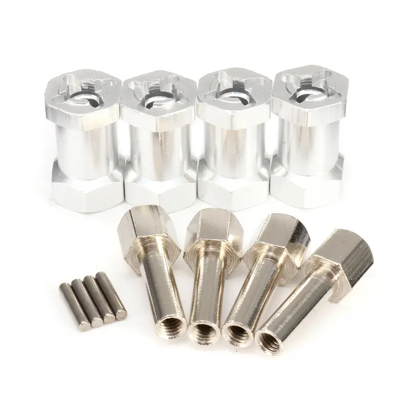 1/10 12Mm Extension Hex Adaptor Connector Kit For Scx10 Wraith Rc Car Crawler Parts 1