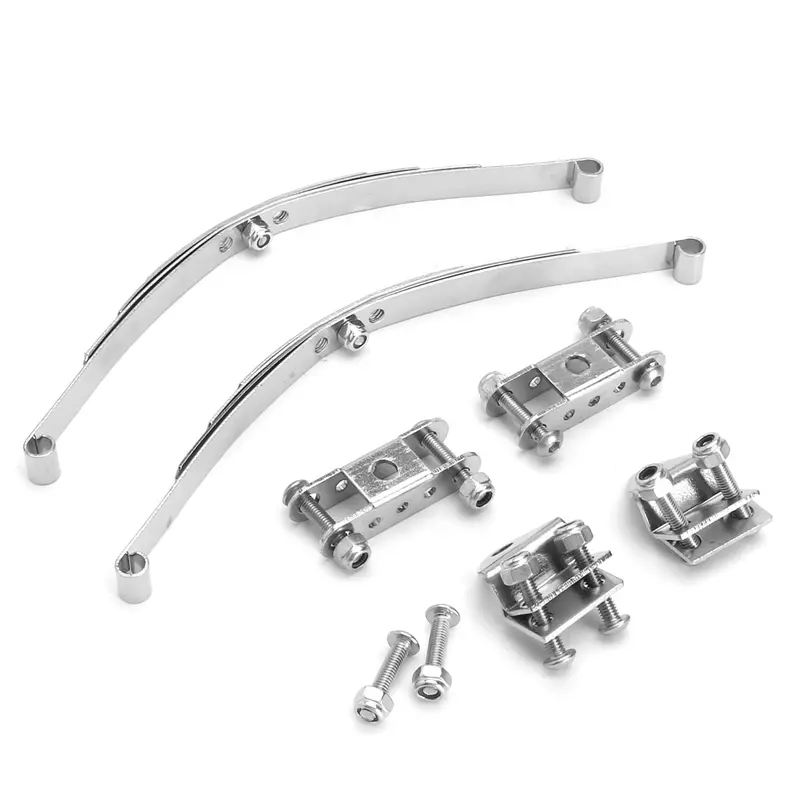1/10 Leaf Springs Set Highlift Chassis For D90 Rc Crawler Car Parts Silver Color 1