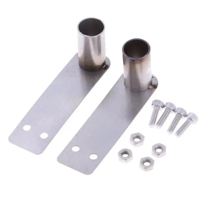1/10 Metal Tuned Pipe Double Dark Drifter Exhaust Pipe For 1:10 Crawler Car 1