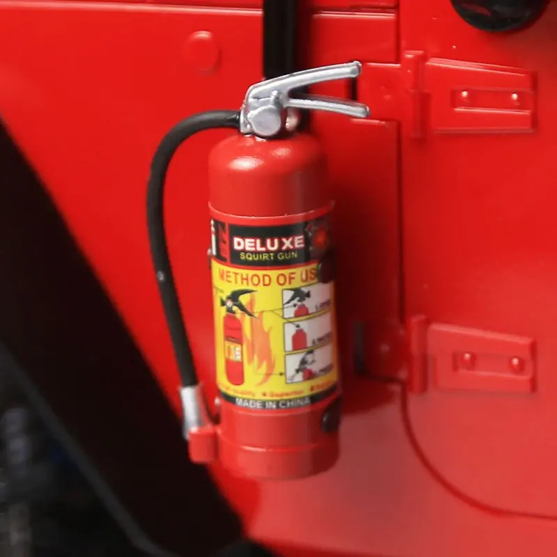 1/10 Rc Crawler Accessory Parts Fire Extinguisher Model For Axial Scx10 Trx4 Stickers Car Model Accessories Baby Kids For Toys 1
