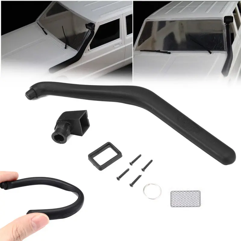 1/10 Rc Crawler Rubber Safari Snorkel For Axial Scx10 Ii 90046/47 Rc Car Shell Parts 1