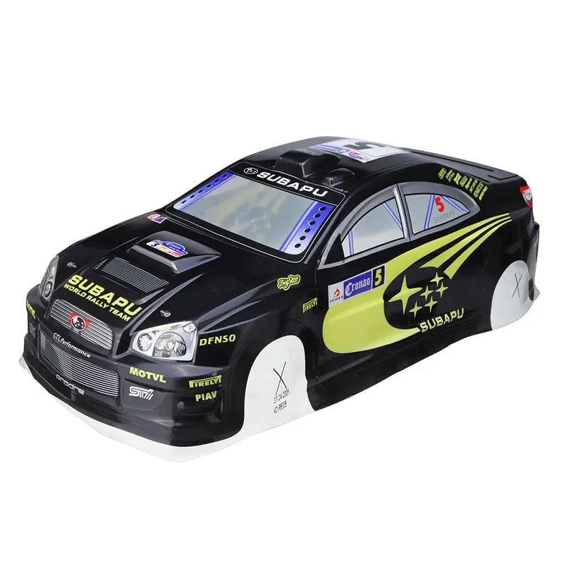 1/10 Rc On-Road Drift Car Body Pvc Shell With Rear Wing For Subaru Impreza Turbo Parts 1