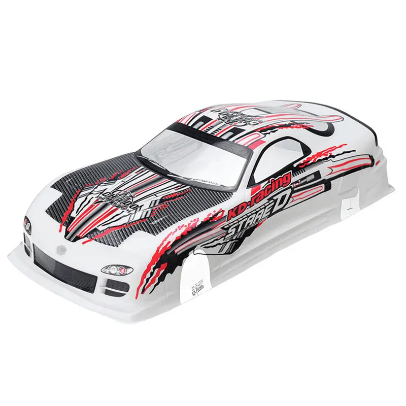 1/10 Scale Rc On-Road Drift Car Body Painted Pvc Shell For Mazada Rx7 Vehicle 1