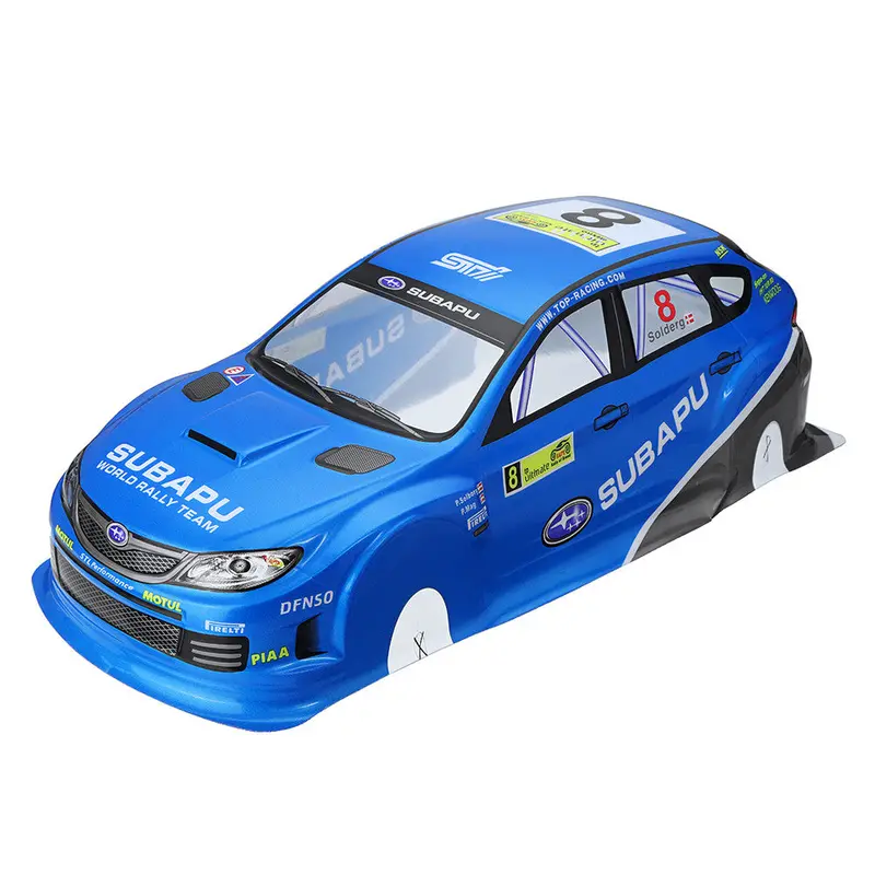 1/10 Scale Rc On-Road Drift Car Body Painted Pvc Shell For Subaru Sti X Vehicle Parts 1