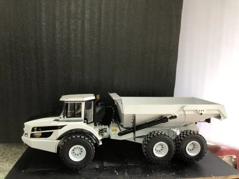1/14 Rc Toy Articulated Dump Truck Hydraulic Dump Construction Vehicle Child Boy Christmas Gifts 1