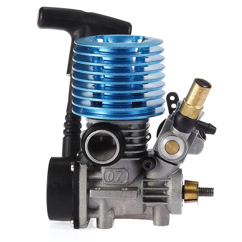 1.14Cc 07 Side Exhaust Hand Pull Starter Engine For 1/8 1/10 Off-Road Truck On-Road Rc Car Parts 1