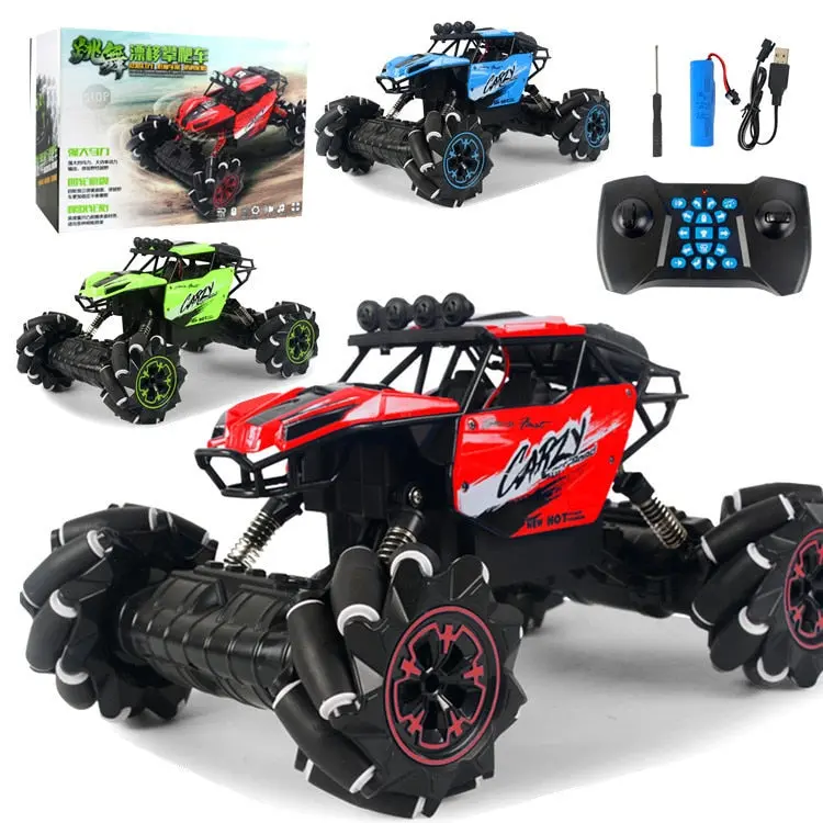 1/16 Rc Car 2.4Ghz 4Wd New Technology Rc Car Off-Road Music Remote Control Car Stunt Drift Climbing Car Toys For Children Gifts 1