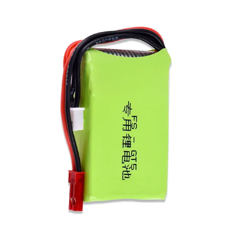 1 2 3 Pcs 7.4V 1500Mah 2S Rc Lipo Battery Fits For Flysky Fs-Gt5 2.4G 6Ch Transmitter For Rc Car Boat Remote Control 1