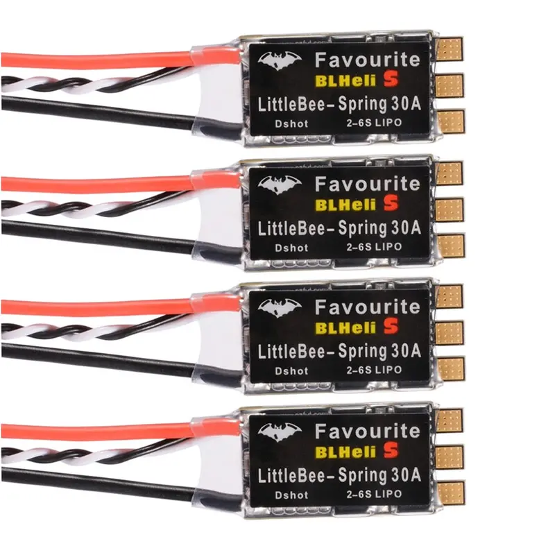 1/ 2/ 4 / 8 Pcs Original Fvt Littlebee Bllheli-S Spring 30A Esc 2-6S Supports Mulitshot Dshot Oneshot42 Oneshot125 Multicopter 1