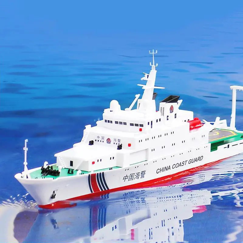 1/250 39Cm 2.4G China Sea Patrol 3383 Rc Boat 25Km/H Double Motor Children Toy Model 1