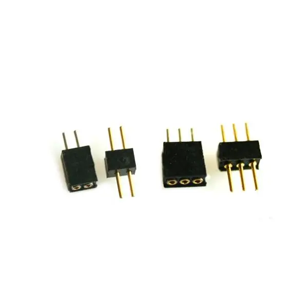 1.27Mm Pitch 2P 3P 2/3 Pin Round Needle Plug Socket Connector For Brushed Motor Fpv Rc Airplane 1