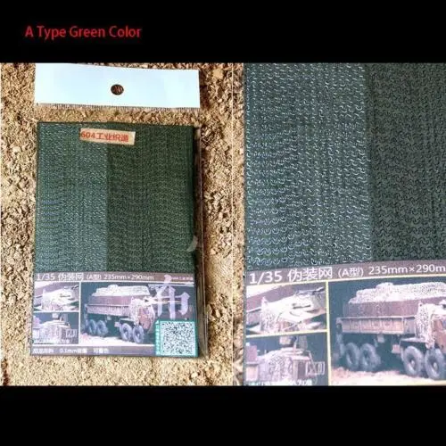 1/35 Rc Military Tank Nylon Camouflage Net A Woodland Model Sherman German Tiger Th05123 1