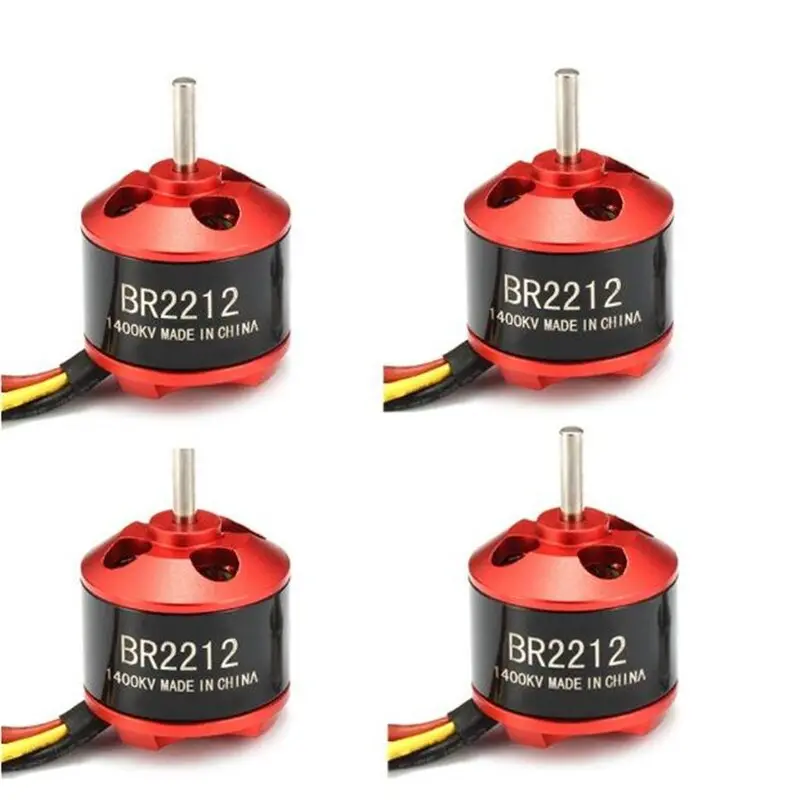 1/4Pcs Racerstar Br2212 1400Kv 2-4S Brushless Motor For Rc Airplane Quadcopter Fpv Drone Multicopter Rc Parts Multirotor Accs 2