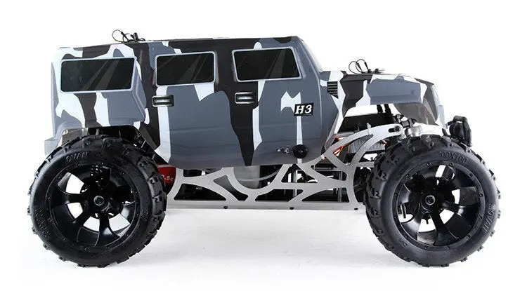 1/5 Scale Racing Bm305 Monster Truck 4Wd Whit 30.5Cc Engine Rc Car 2