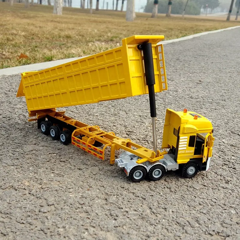 1: 50 Alloy Heavy Truck Alloy Tilting Freight Truck Alloy Car Model Alloy ≥ 14 Years Old 14-Year-Old 1