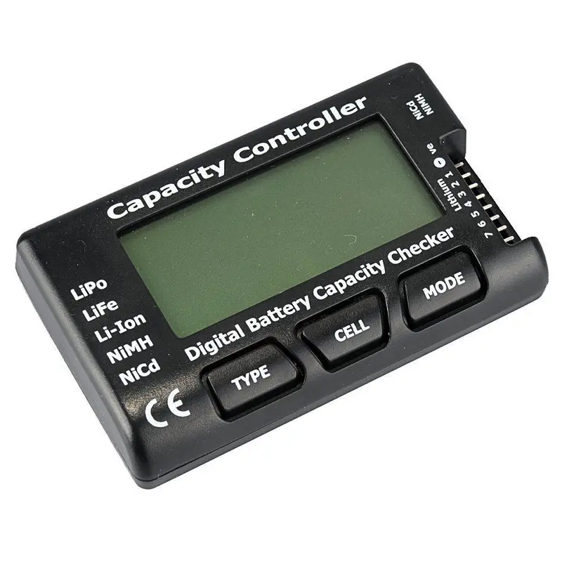1-7S Digital Power Display Lcd Checker Tester Battery Capacity Controller Lipo Life Li-Ion Nimh Nicd For Rc Drone Car 1