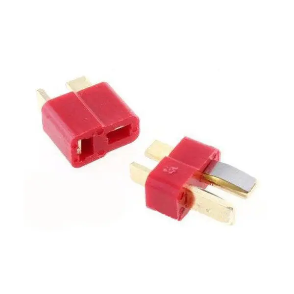 1 Pair Fireproof T Plug Connector For Rc Esc Battery 1