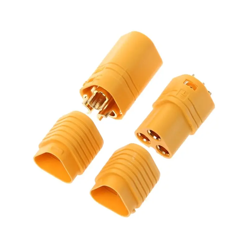 1 Pair Mt60 3.5Mm 3 Pole Bullet Connector Plug Set For Rc Esc To Motor 1