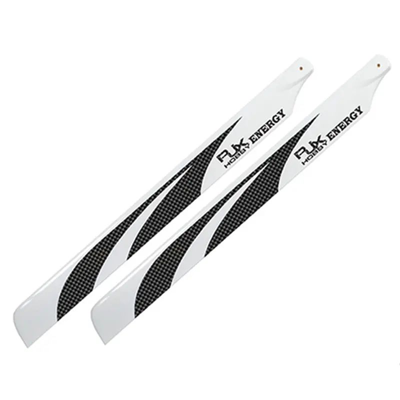 1 Pair Rjx 430Mm Main Blade Carbon Fiber Blade For Class 500 Rc Helicopter 1