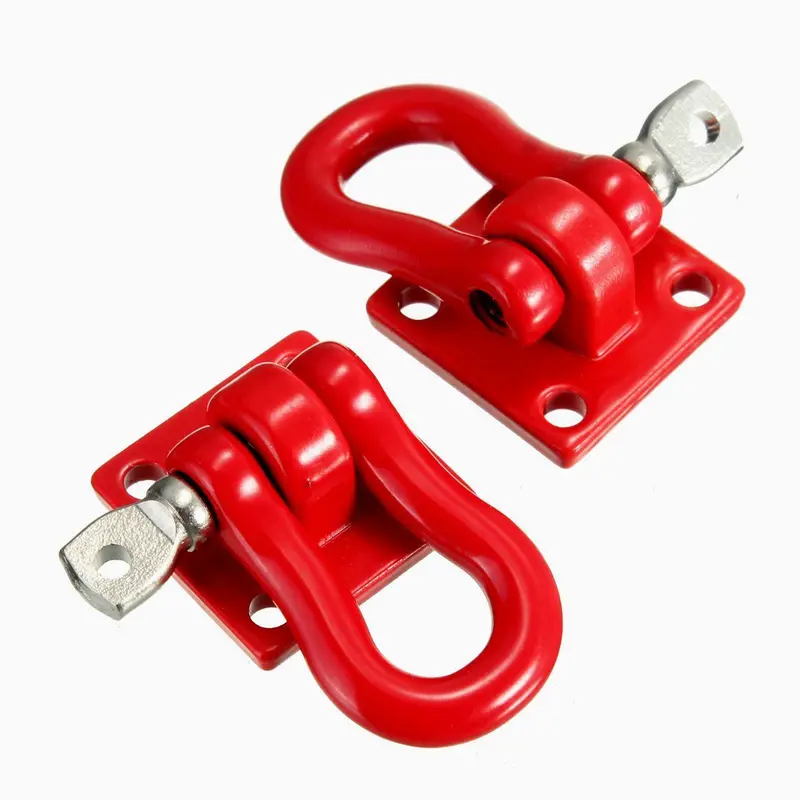 1 Pair Trailer Hook 1: 10 Scale Accessory For Rc Crawler Scx-10 Truck 1