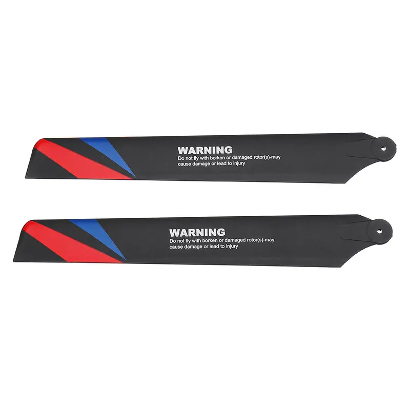 1 Pair Xk K130 Rc Helicopter Parts Carbon Fiber Main Blade 1