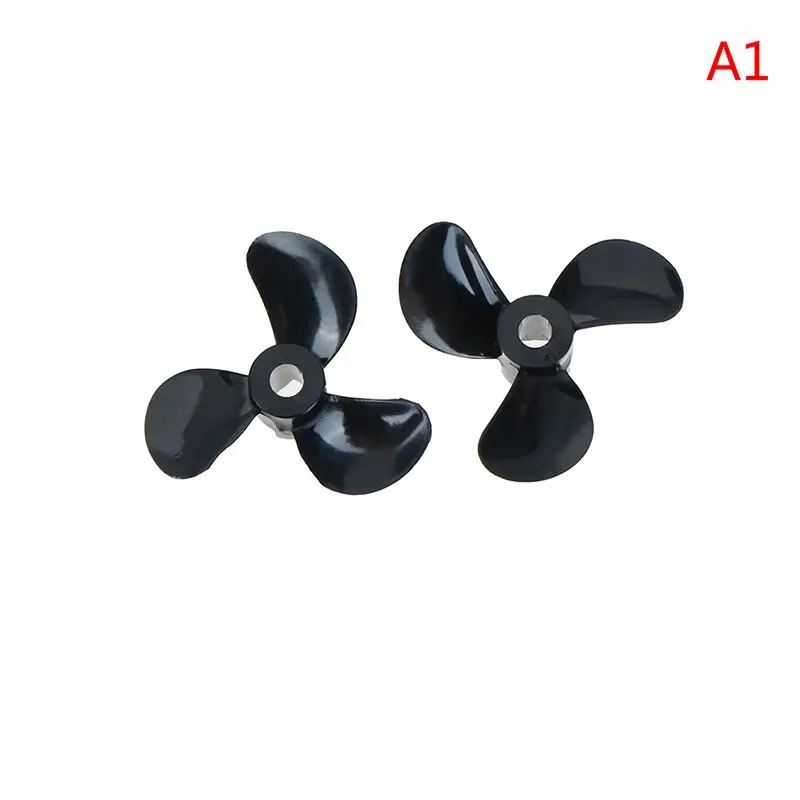 1 Pairs High Strength D28/32/36/40/44/48Mm 3 Blades 4Mm Rc Boat Three Blades Paddle Nylon Boat Propeller Positive &Reverse Screw 1