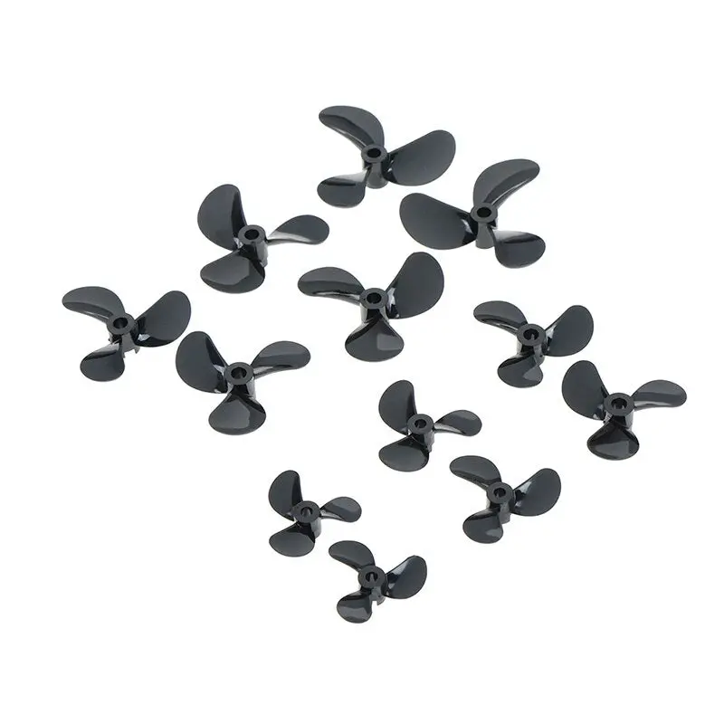 1 Pairs High Strength D28/32/36/40/44/48Mm 3 Blades 4Mm Rc Boat Three Blades Paddle Nylon Boat Propeller Positive &Reverse Screw 4