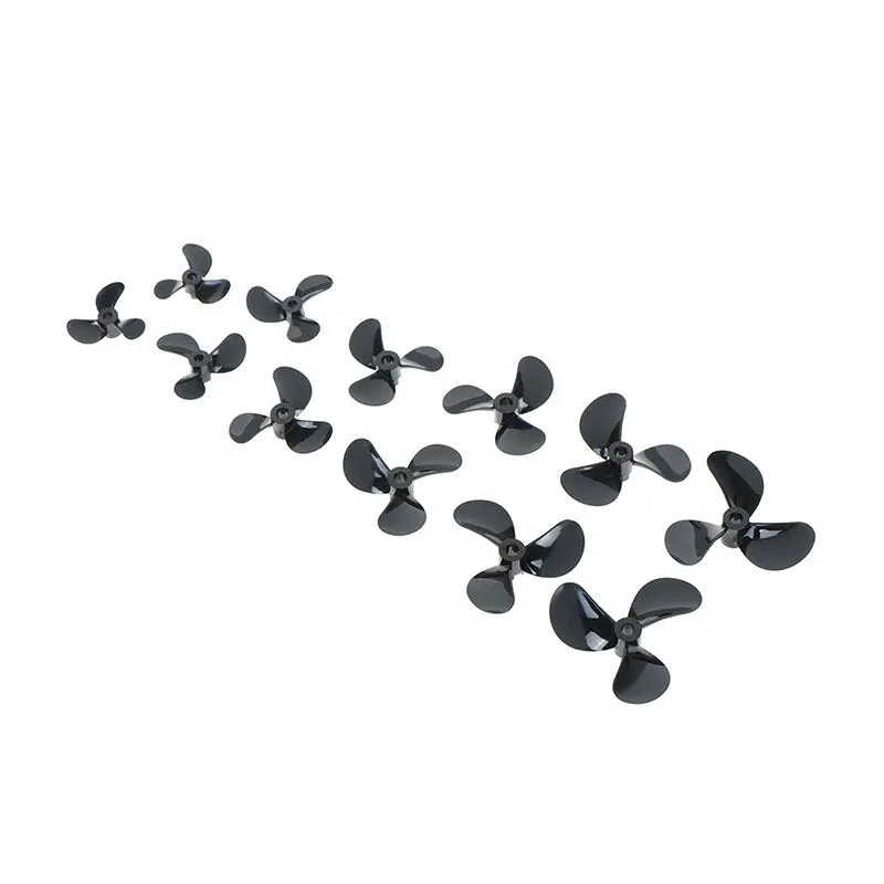 1 Pairs High Strength D28/32/36/40/44/48Mm 3 Blades 4Mm Rc Boat Three Blades Paddle Nylon Boat Propeller Positive &Reverse Screw 5