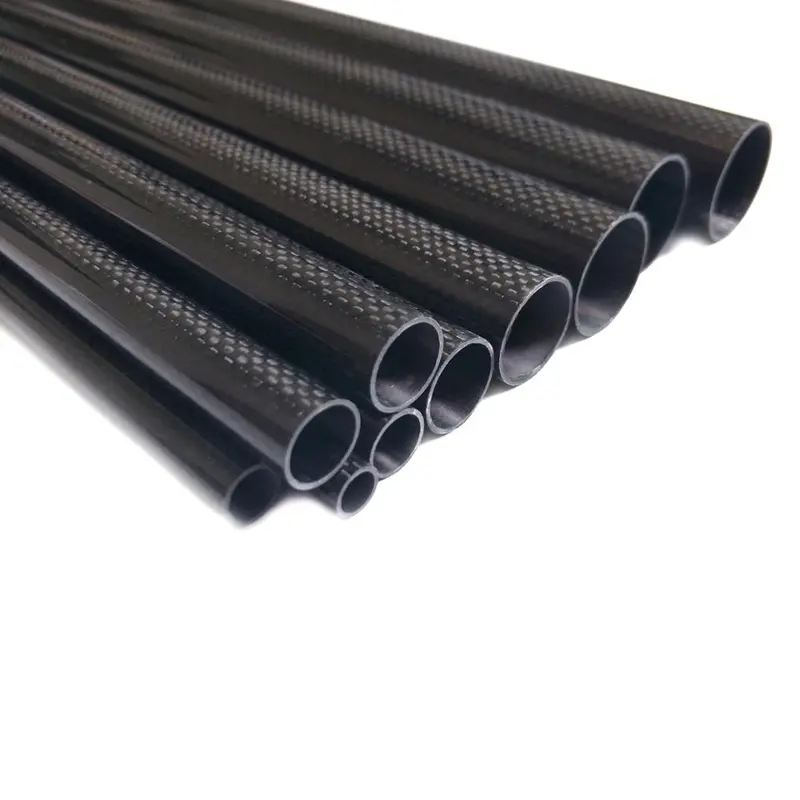 1 Pcs Carbon Fiber Tube Length 500Mm Diameter 10Mm 12Mm 14Mm 16Mm 18Mm 22Mm 24Mm 26Mm 28Mm 30Mm 32Mm For Rc Model Airplane 1