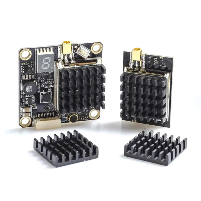 1 Piece Akk Black Aluminum Heatsink Kit For Akk X2-Ultimat.E / Fx2-Ultimat.E / X2 / X2p / Fx2 / Tx1200 Fpv Transmitter 1
