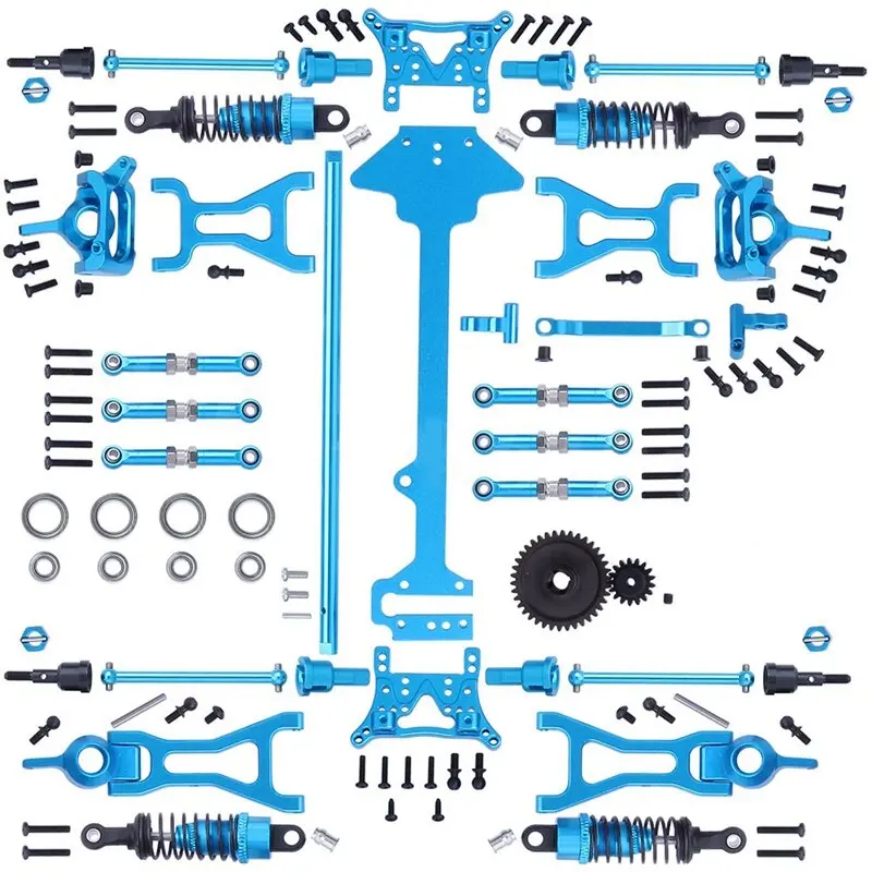 1 Set Complete Upgrade Parts Kit For 1/18 Wltoys A959-B A969-B A979-B K929-B Electric Rc Car Off Road Buggy Metal Replacement 1