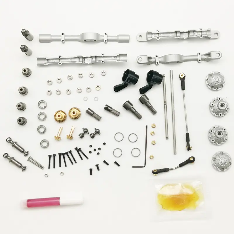 1 Set Front Rear Metal Bridge Axle For Wpl B-1 B16 B24 B36 C14 C24 1/16 4Wd 6Wd Rc Car Parts 1