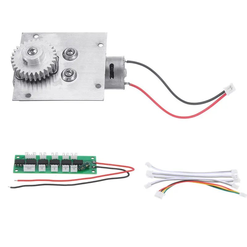 1 Set Huina Toys 583 Upgraded 370 Brushed Motor Mainboard Wires Kit For Rc Excavator Model Parts 1