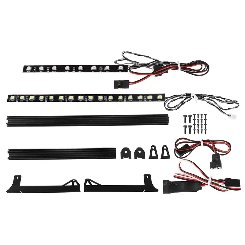 1 Set Tfl Aluminium Alloy Simulated Led Light Taillights + Controller For 1/10 Crawler Rc Car Parts C1804-05 1