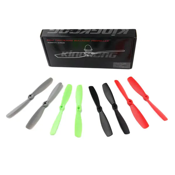 10 Pairs Kingkong / Ldarc 5045 5X4.5 Inch Bullnose Pc Fiber Glass Propellers Cw Ccw For Rc Fpv Racing Drone 1