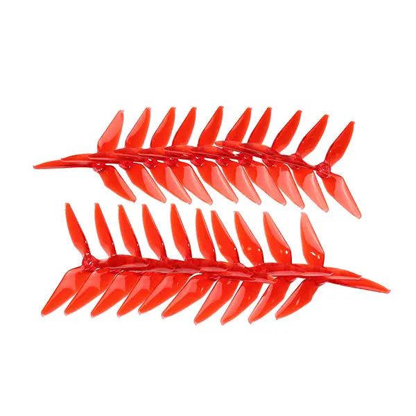 10 Pairs Kingkong/Ldarc 5051 Single Color 3-Blade Cw Ccw Propeller 5.0Mm Mounting Hole For Rc Fpv Racing Drone 1