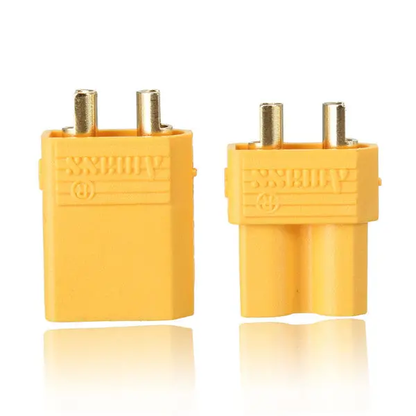 10 Pairs Xt30 2Mm Golden Male Female Non-Slip Plug Interface Connector 1