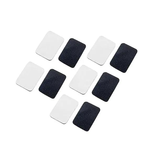 10 Pcs Rjx 3/M Anti-Slip Damping Silicone Mat Adhesive Tape 20X30x1mm For Fpv Racing Drone Battery 1