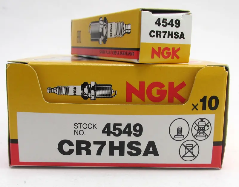10 X Cr7hsa Ngk Spark Plugs 1