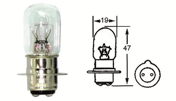 10 X  Hl364 6V Headlight Globes  (Box Of Ten) 1