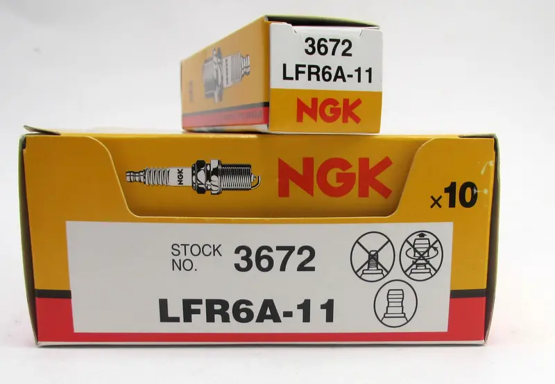 10 X Lfr6a-11 Ngk Spark Plugs 1