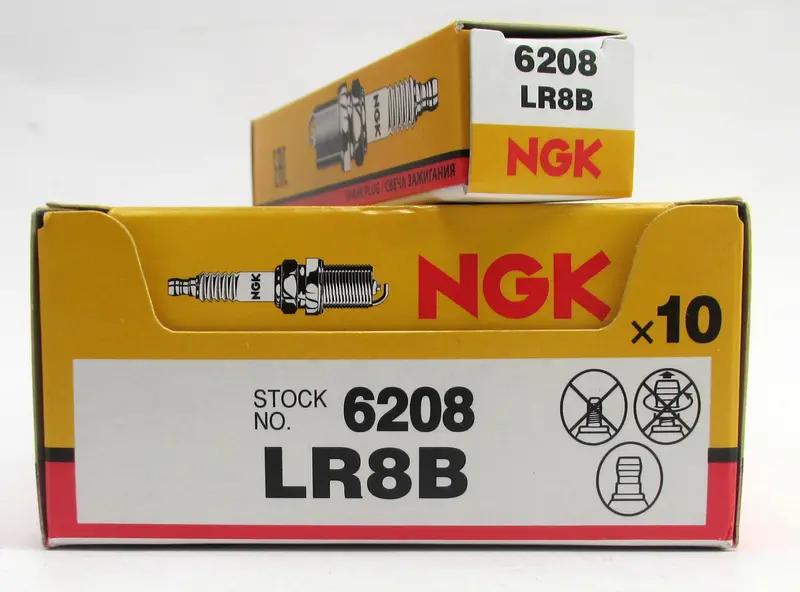 10 X Lr8b Ngk Spark Plugs 1