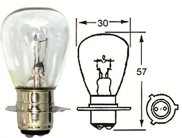 10 X Rp30  6V Headlight Bulbs 1