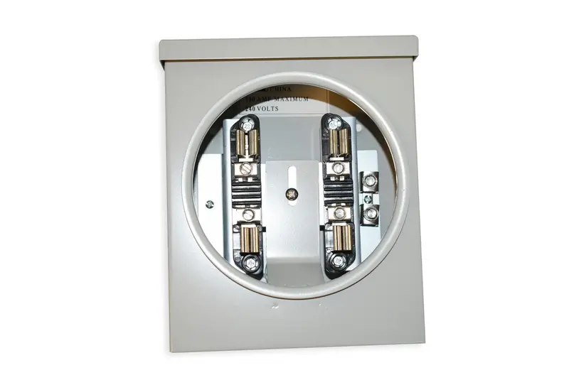 100A Single-Pole Square Meter Socket 1