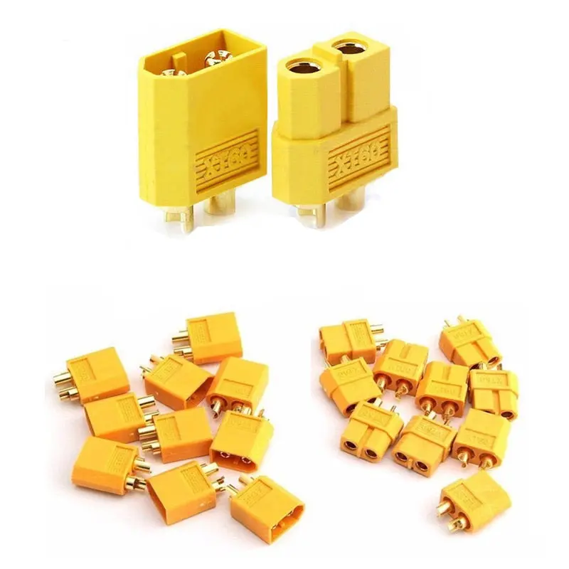 100Pcs High Quality Xt60 Xt-60 Xt 60 Plug Male Female Bullet Connectors Plugs For Rc Lipo Battery (50 Pair) Wholesale 1