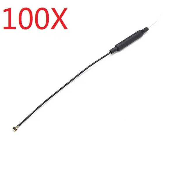 100X 3Dbi Brass 2.4G Receiver Antenna Omnidirectional Ipex Port Compatible Futaba Jr Wfly 1