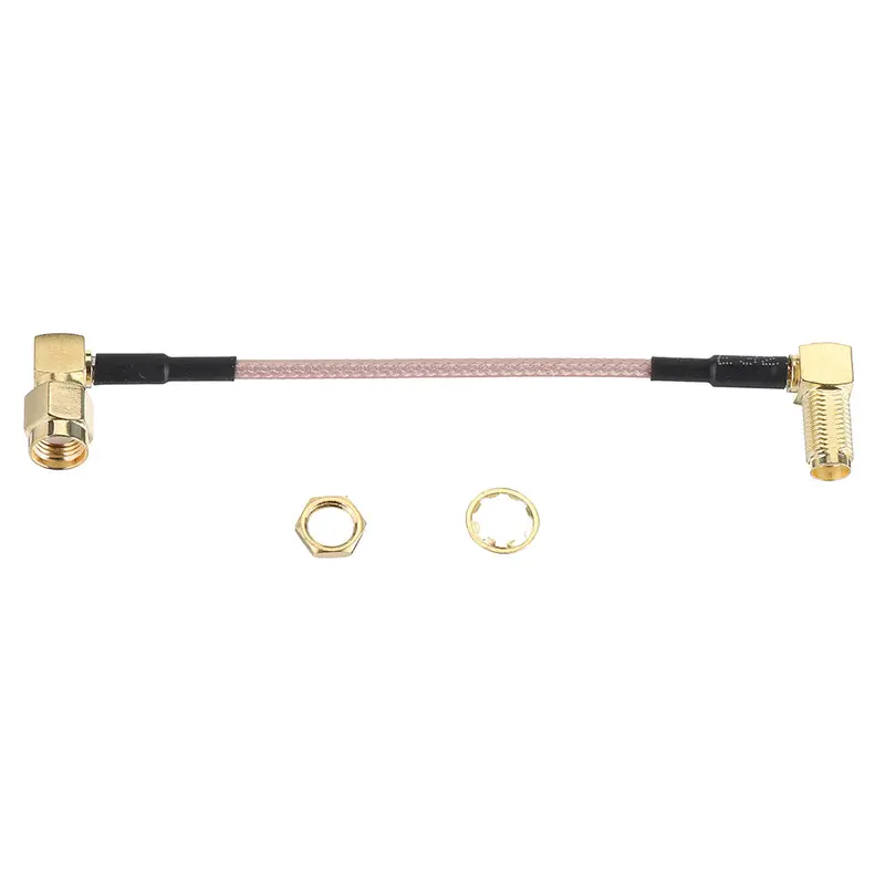 10Cm Rg316 Rp-Sma Male To Sma Female/Rp-Sma Female Right Angle Rf Adapter Cable Extension Cord For Rc Model Rc Drone 1
